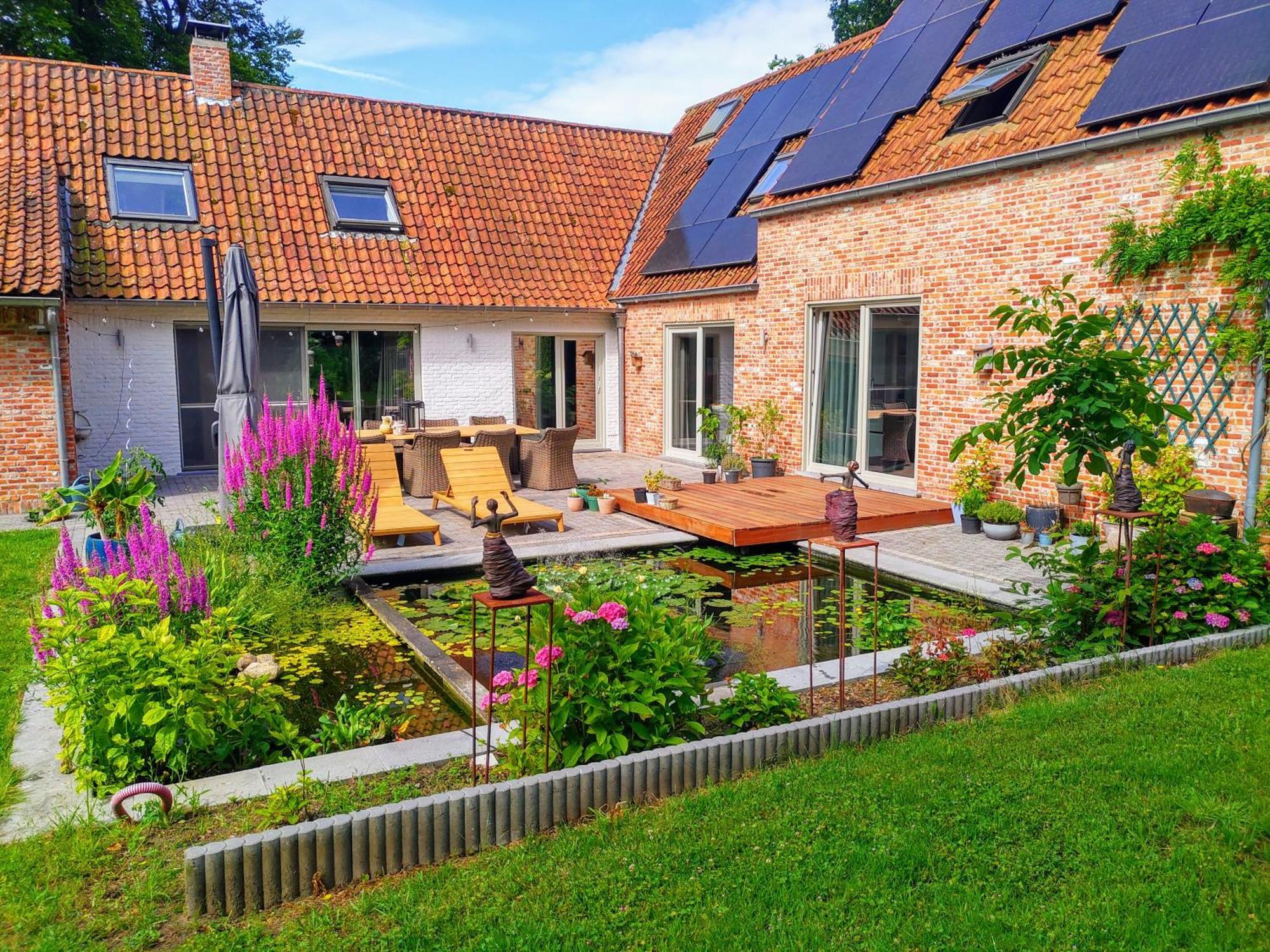 Villa The Two Oaks - Private Garden For Guests à Hertsberge Extérieur photo